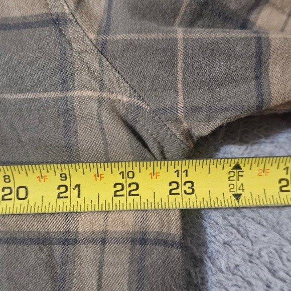 Carhartt Rugged Flex Flannel Fleece Lined Hooded Shirt Jacket 106353 Olive Green - Picture 8 of 8